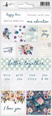 Стикеры When we first met 02, 10,5 х 23 см, ТМ Piatek Trzynastego     , купить - БлагоЛис