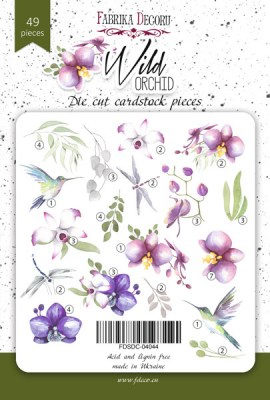 Набор высечек, коллекция Wild Orchid, 49 шт., Фабрика Декора