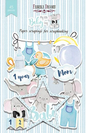 Набор высечек Фабрика Декора, коллекция My little baby boy, 45 шт., купить - БлагоЛис