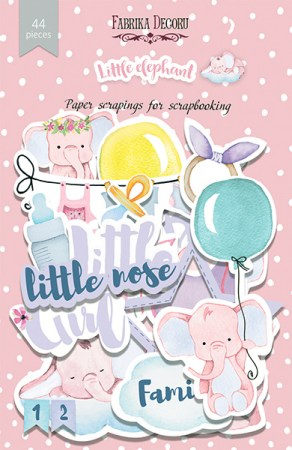 Набор высечек Фабрика Декора, коллекция Little elephant, 44 шт., купить - БлагоЛис