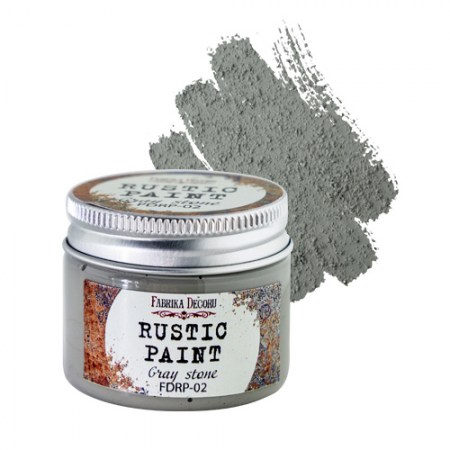 Краска Rustic, цвет Серый камень, Фабрика Декора  , купить - БлагоЛис