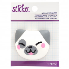 Объемный стикер Dog, 5 см, Sticko, купить - БлагоЛис