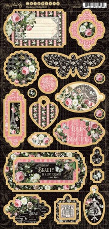 Вырубка из чипборда "Elegance", TM Graphic 45, купить - БлагоЛис