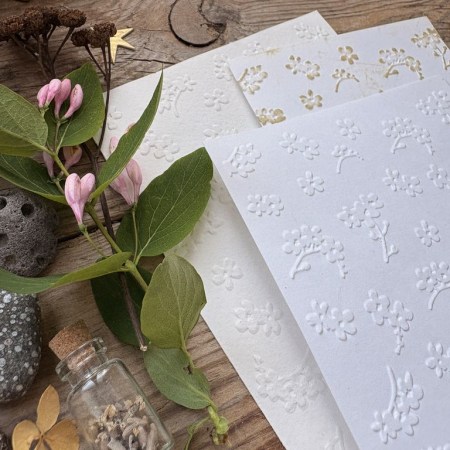 Папка для тиснения "Незабудки", 10,5 х 14,5 см, ТМ Mimicut , купить - БлагоЛис