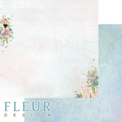 Набор бумаги "Дыхание весны" 30,5 х 30,5 см, 12 двусторонних листов, Fleur Design  