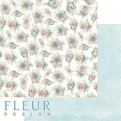 Набор бумаги "Дыхание весны" 30,5 х 30,5 см, 12 двусторонних листов, Fleur Design  